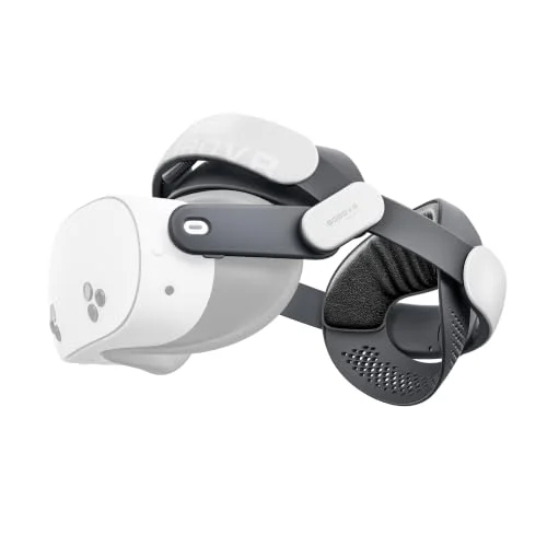 Bobovr M3 Head Strap Compatible With Quest 3/3s, Dual-Mode Vr Strap With Halo and Elite Fit Modes, Front and Rear Adjustment Knobs, Reduced Face Pressure, Stable Fit for Active Games