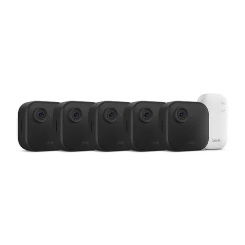 Blink Outdoor 4 1080p 5-Camera Kit With Sync Module Core