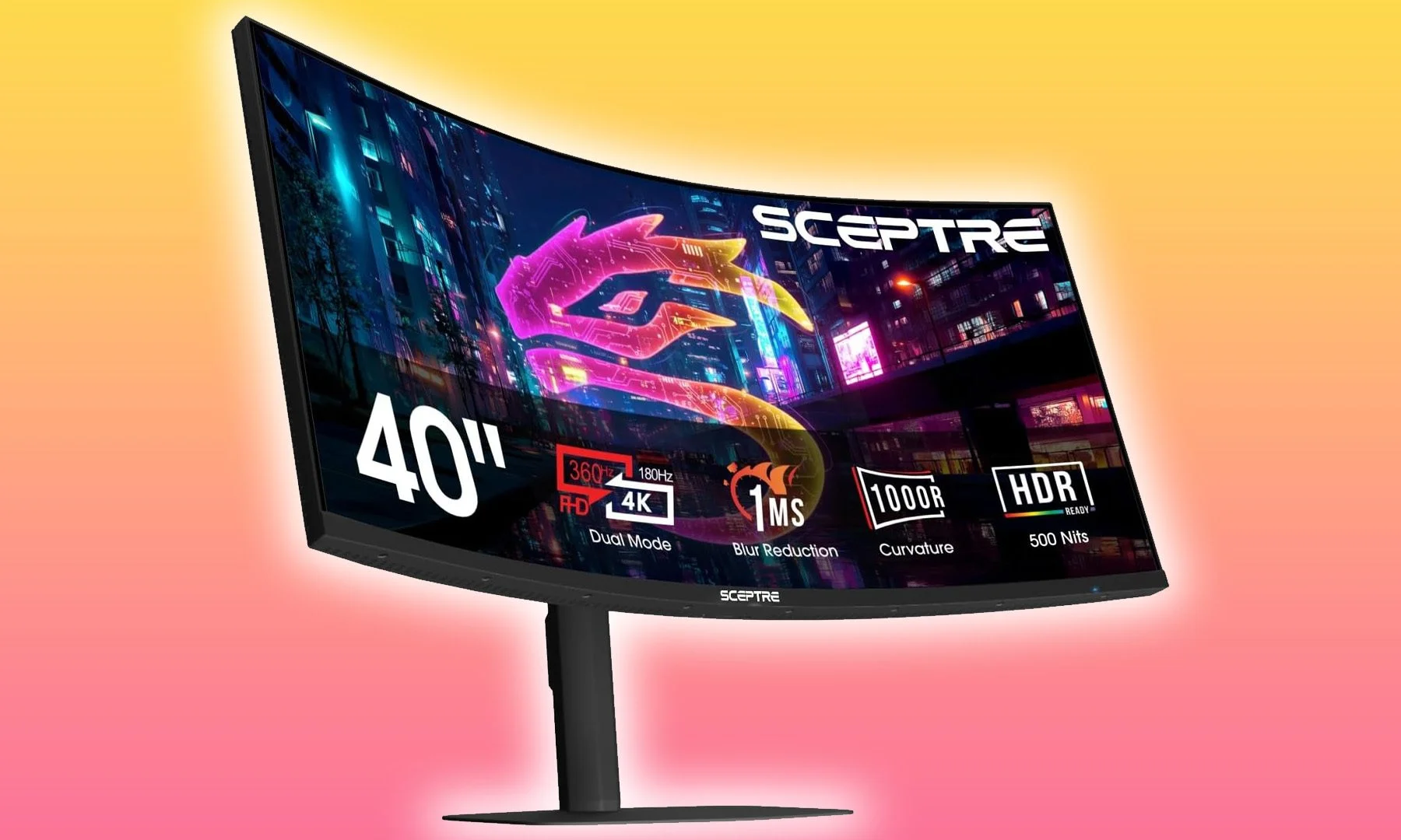 Sceptre C415B-UUS360 Curved Gaming Monitor NEW