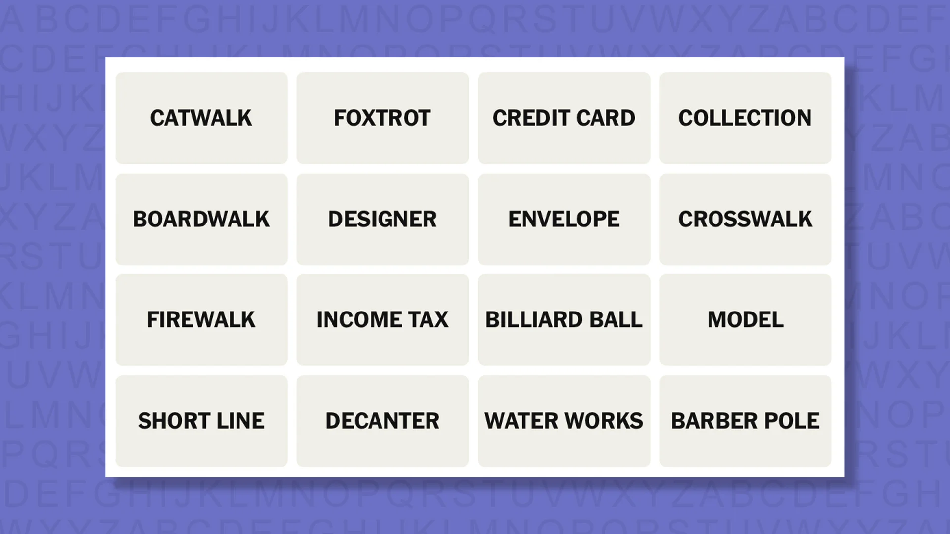 NYT Connections hints for game 1112 on a purple background