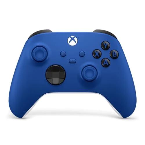 Xbox Wireless Gaming Controller | Shock Blue | Console, Pc, & Cloud Devices | Textured Grip | Wireless, Bluetooth, Usb-C Connectivity