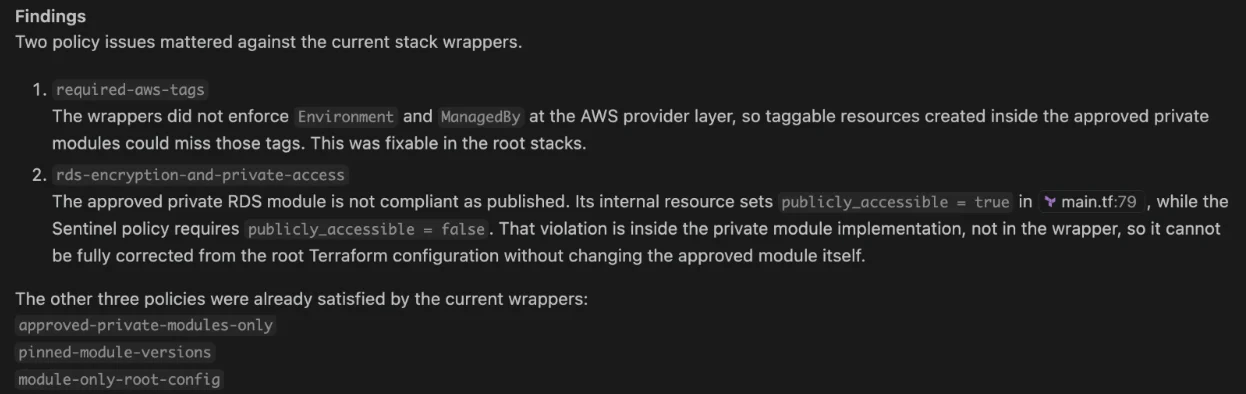 MCP server response