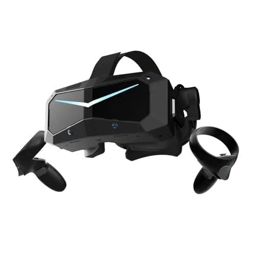Pimax Crystal Super VR Headset,57PPD & 3840x3840 Resolution per Eye,Ultra-Sharp Image,106&deg; Wide Field of View, Ideal for Flight simulators & VR Games