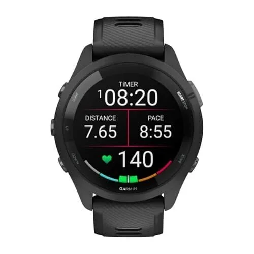 Garmin Forerunner 265 Running Smartwatch (Black/Grey)