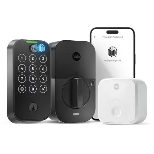 Yale Assure Lock 2 Wi-Fi Touch Fingerprint Deadbolt (Black Suede)