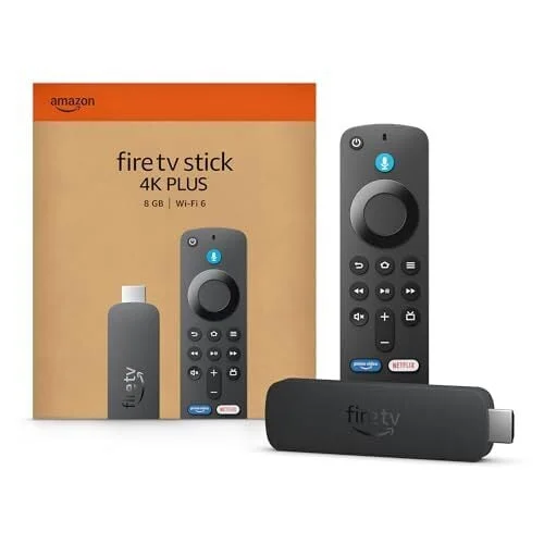 Fire TV Stick 4K Plus Streaming Player With Remote (2025 Model)