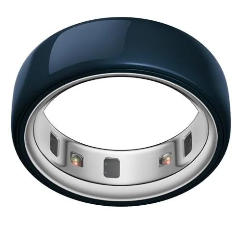 Oura Ring 4 - Ceramic Midnight - Size 15 - Sleep, Activity, Women&rsquo;s Health, AI Advisor, Up to 8 Days of Battery Life, Size Before You Buy, Android & iOS Compatible