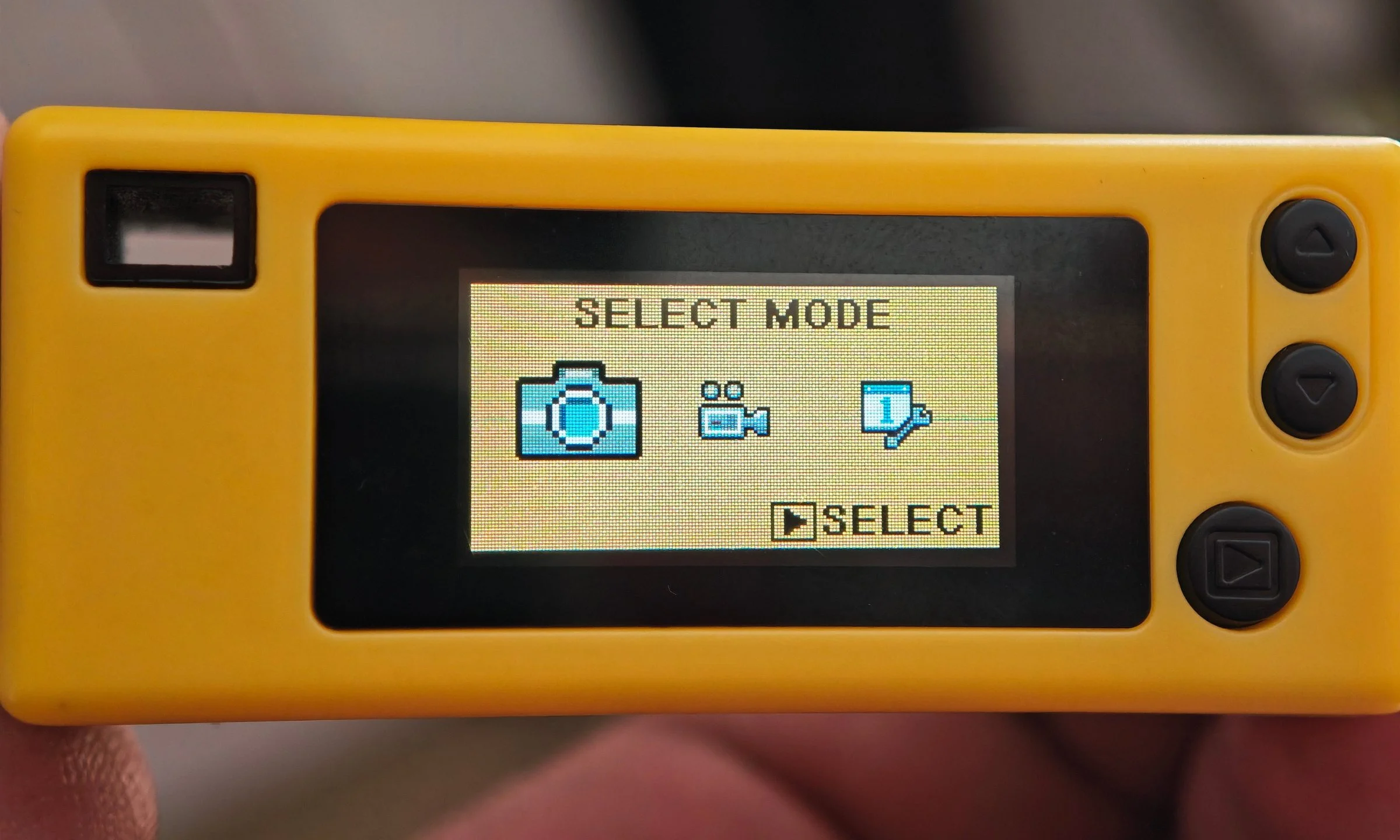 Kodak Charmera barebones menu