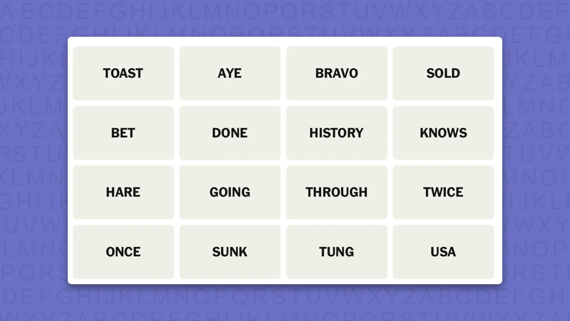 NYT Connections hints for game 1157 on a purple background