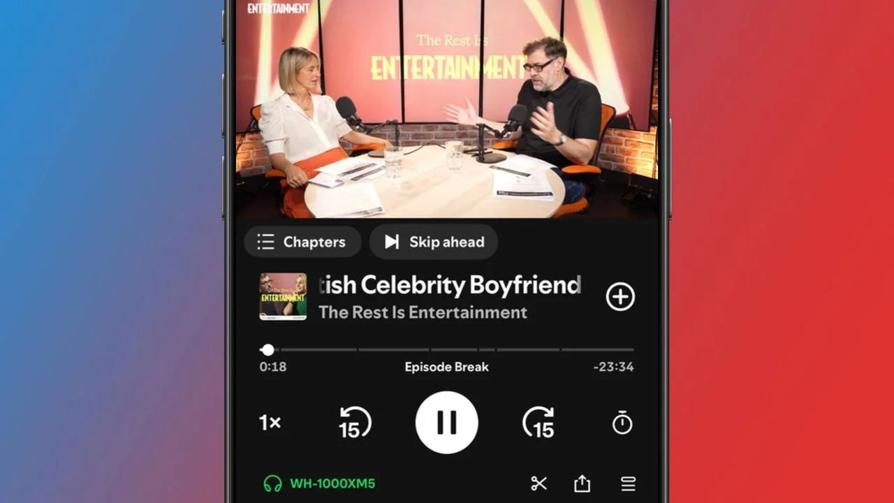 Spotify quietly added a button to skip ads in podcasts, except for its own promotional content — and it’s sparked widespread concern for the future of podcasting