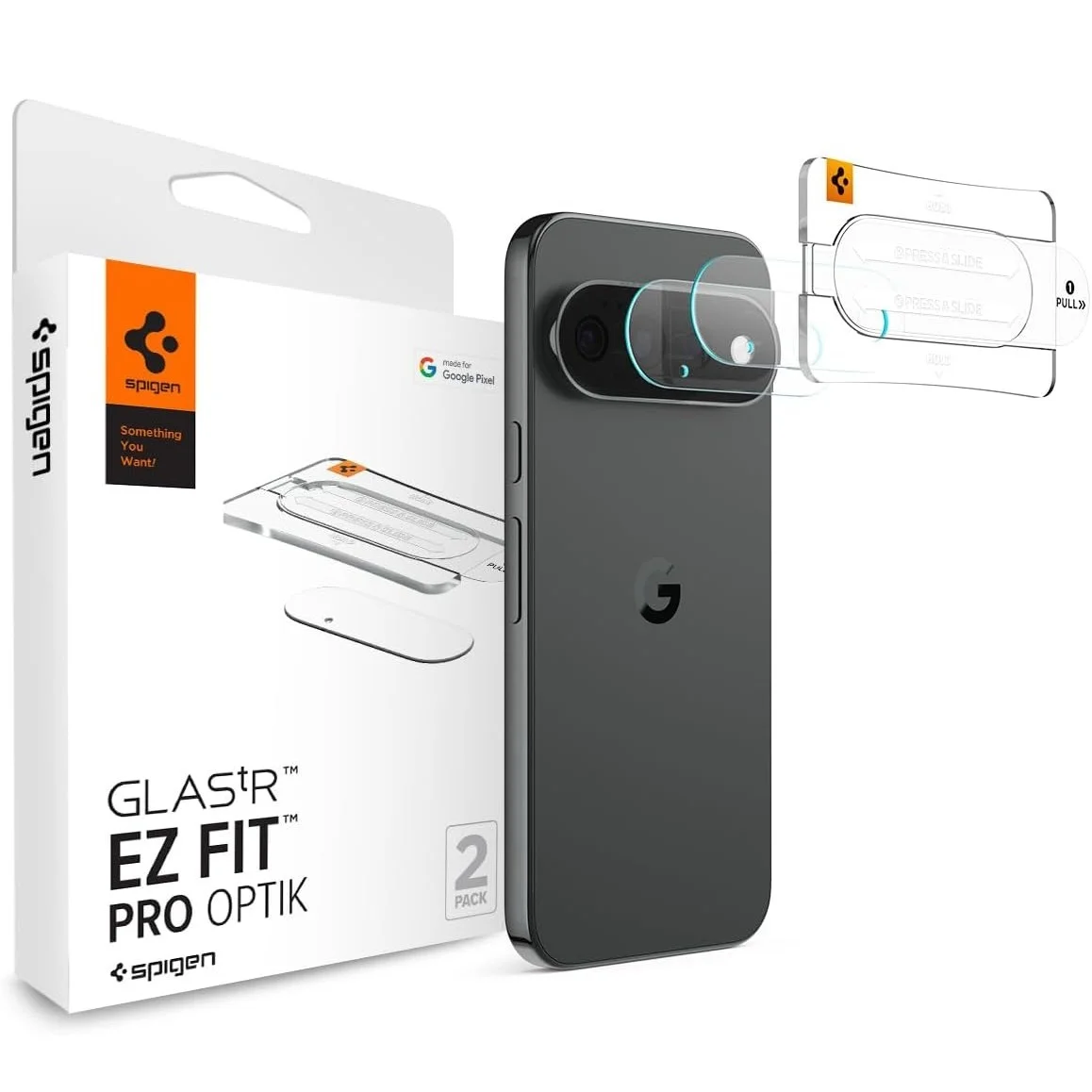 Spigen Glas.tR EZ FIT Pro Optik Camera Lens Protector for Pixel 11 Pro XL