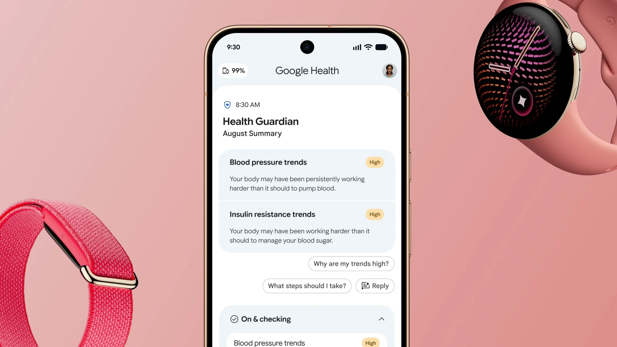 Official Google Pixel Watch 5 Health Guardian