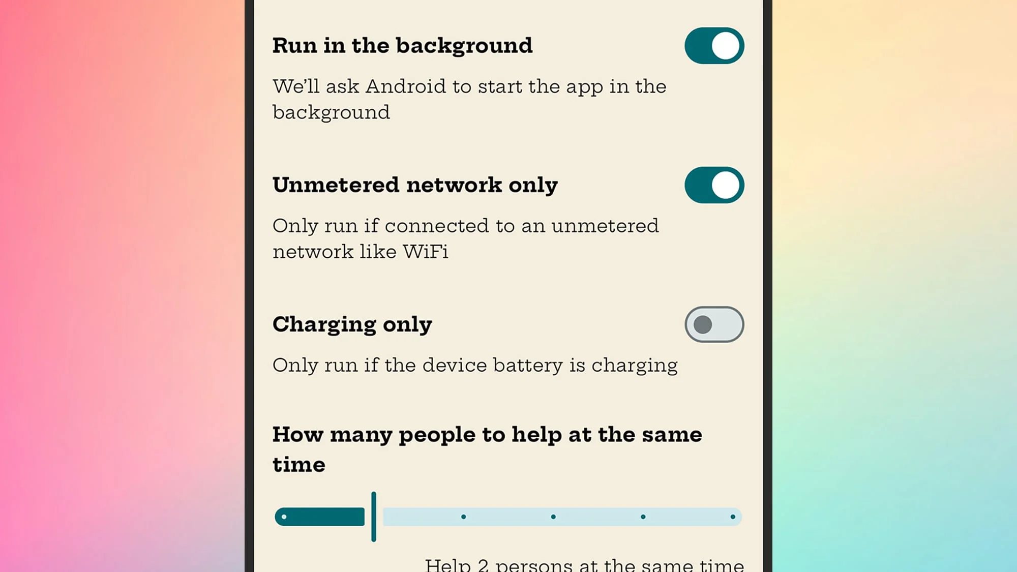 Snowflake Volunteer app