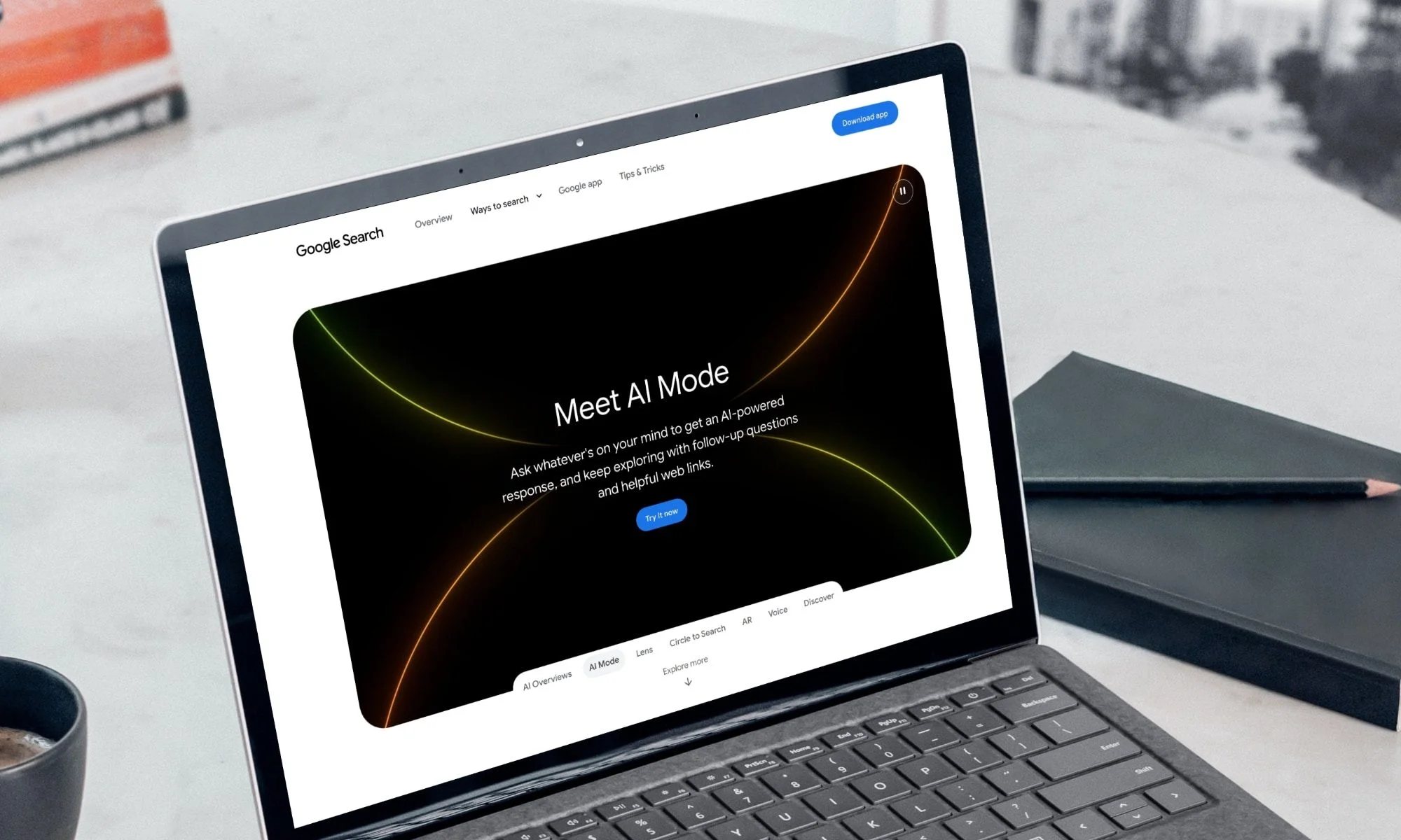 AI mode in Google Search