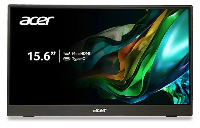Acer - Refurbished Excellent - 15.6" IPS FHD FreeSync Portable Monitor (DisplayPort, HDMI)