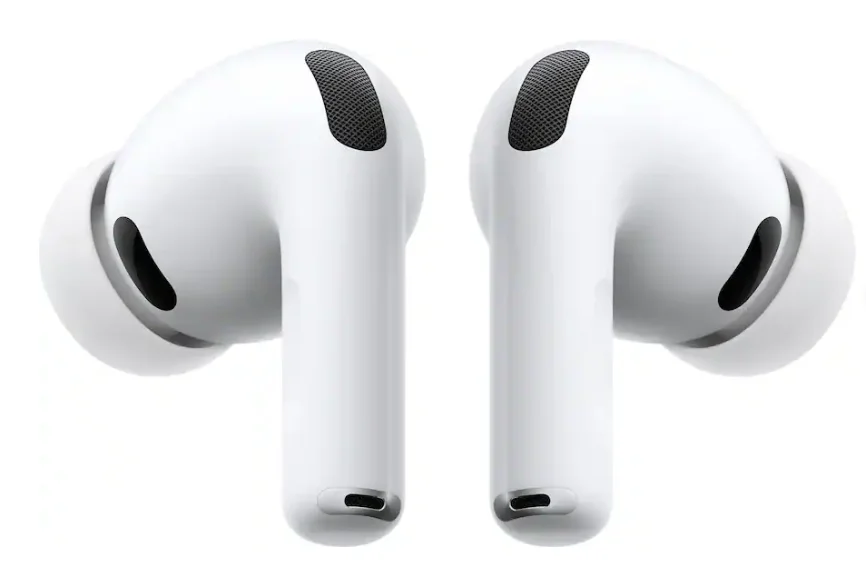 Apple - AirPods Pro 3, Wireless Active Noise Cancelling Earbuds with Heart Rate Sensing Feature - White