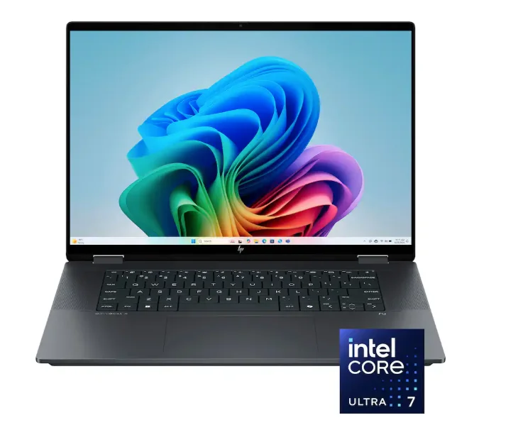HP - OmniBook X Flip 2-in-1 - 16" 2K Touchscreen Laptop - Intel Core Ultra 7 256V 2024 - 16GB Memory - 1TB SSD - Copilot+ PC