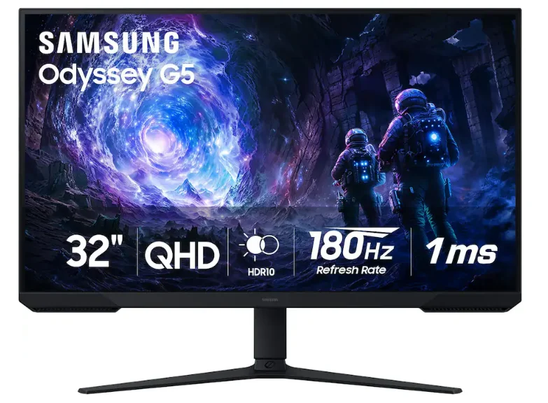 Samsung - 32" Odyssey G51F QHD 180Hz 1ms AMD FreeSync Gaming Monitor with HDR10 (DisplayPort, HDMI)