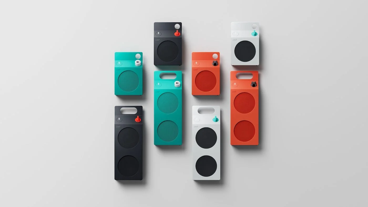 CMF's speakers are colorful cartons of fun—you can even 3D print your own designs