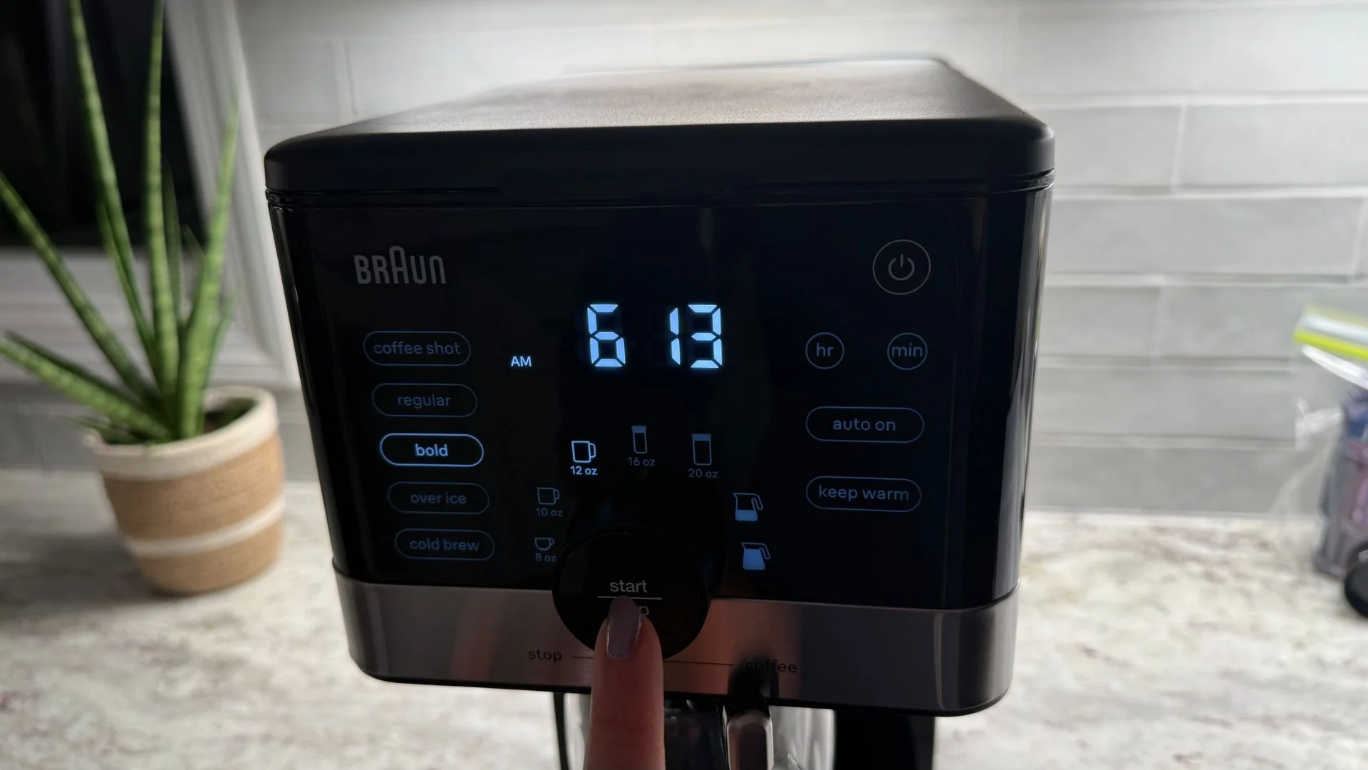 Braun OptiBrew Pro brewing single serving