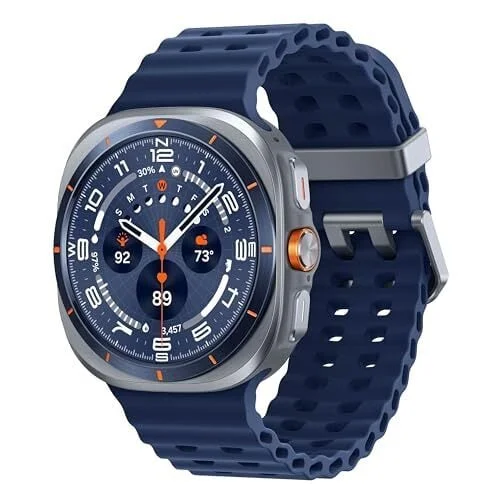 Samsung Galaxy Watch Ultra (2025) 47mm LTE Smartwatch, Titanium Casing, Advanced Sleep Coaching, Running Coach, Energy Score, Heart Rate Tracking, GPS, Titanium Blue [US Version, 2 Yr Warranty]